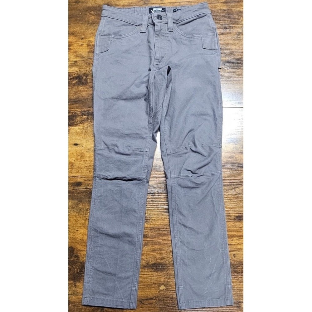Off The Grid Taper Fit Stretch Gray Cotton Outdoor Workwear Men's Size 30x29
